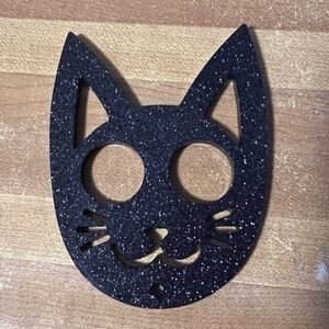 Cat keychain self defense (Onxy)- NEW